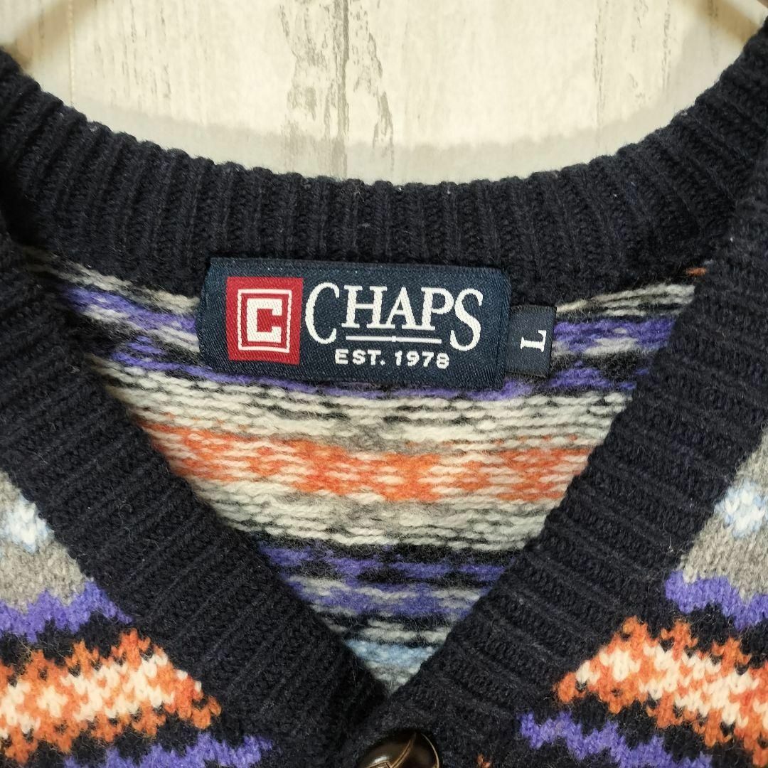 CHAPS(チャップス)のチャップス　ニットセーター　ヘンリーネック　ウール メンズのトップス(ニット/セーター)の商品写真