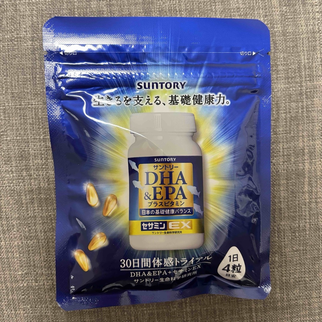 サントリー(サントリー)のサントリー DHA&EPA＋セサミンEX 食品/飲料/酒の健康食品(ビタミン)の商品写真