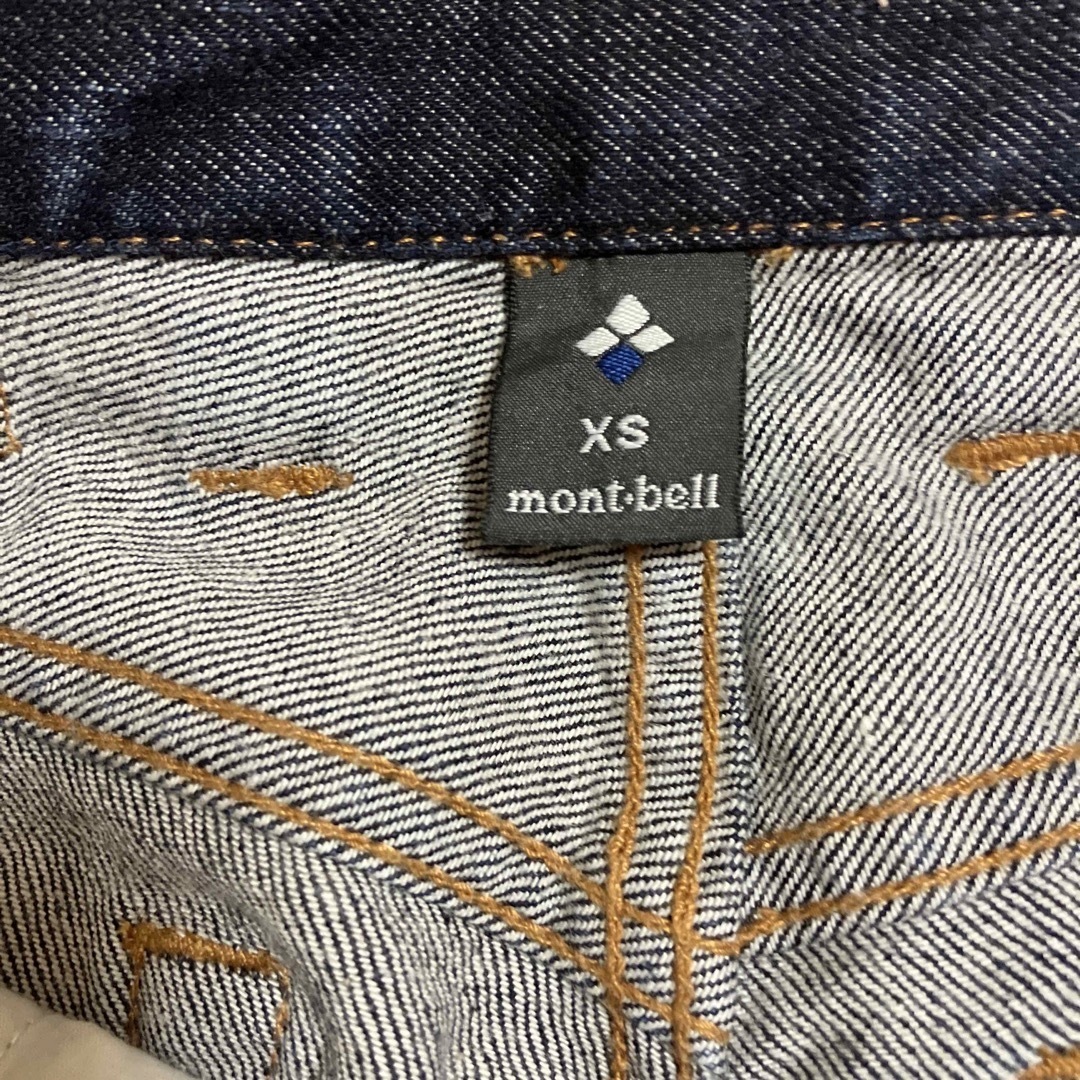 mont bell(モンベル)のmont-bell  ストレートデニム　ユニセックス　XS レディースのパンツ(デニム/ジーンズ)の商品写真