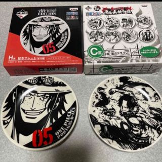 ONE PIECE 一番くじ  エース　小皿　2個(その他)