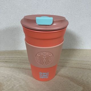 スターバックス(Starbucks)のスターバックス　PLAタンブラーコーラルピンク　355ml(その他)