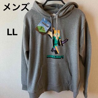 新品　マイクラ　パーカー　フーディ　メンズ　L L (XL)(キャラクターグッズ)