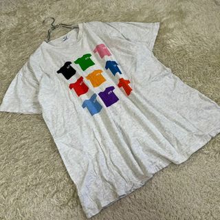 ハリス(Harriss)のHARRISS ハリス (M) デザイン プリント コットン Tシャツ 半袖(Tシャツ/カットソー(半袖/袖なし))