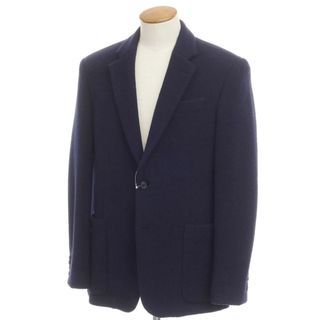 アルマーニ コレツィオーニ(ARMANI COLLEZIONI)の【中古】アルマーニ コレッツォーニ ARMANI COLLEZIONI コットンウール 2B テーラードジャケット ネイビー【サイズ48】【メンズ】(テーラードジャケット)