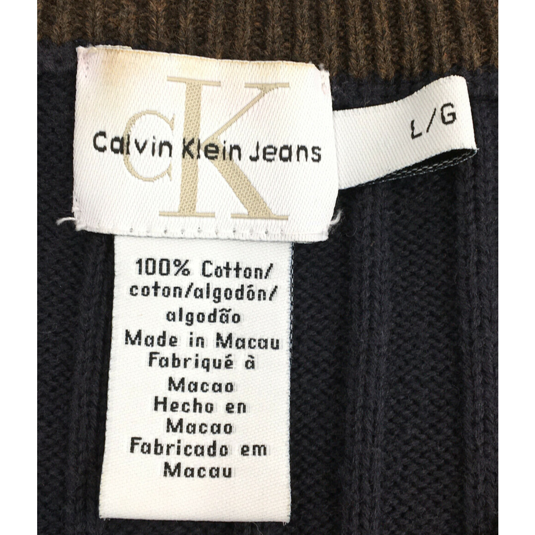 Calvin Klein(カルバンクライン)のカルバンクライン Calvin Klein 長袖ニット    メンズ L メンズのトップス(ニット/セーター)の商品写真