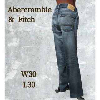 アバクロンビーアンドフィッチ(Abercrombie&Fitch)のAbercrombie＆Fitch【USED】ストレッチダメージデニムサイズ30(デニム/ジーンズ)