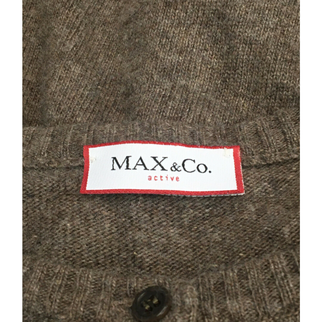 Max & Co.(マックスアンドコー)のマックスアンドコー インナー付き長袖カーディガン レディース M レディースのトップス(ニット/セーター)の商品写真