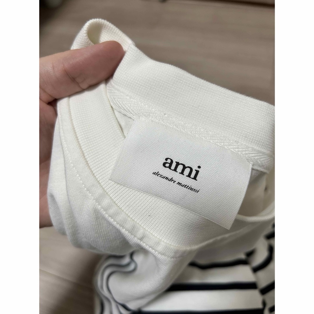 ami(アミ)の【nee様専用】Ami paris ボーダー ロンT メンズのトップス(Tシャツ/カットソー(七分/長袖))の商品写真