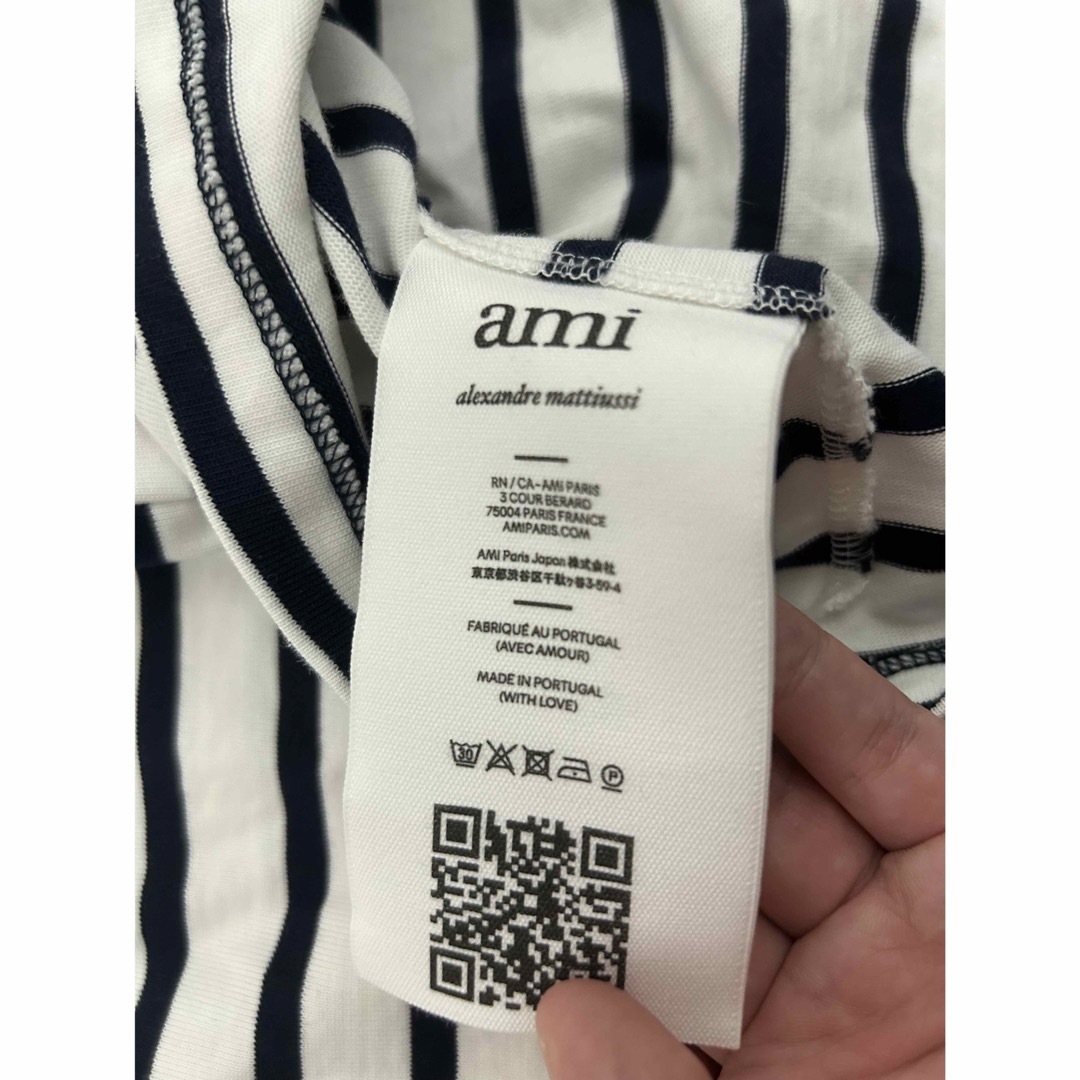 ami(アミ)の【nee様専用】Ami paris ボーダー ロンT メンズのトップス(Tシャツ/カットソー(七分/長袖))の商品写真