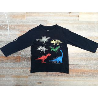 ベビーギャップ(babyGAP)のギャップベイビーレイズ恐竜ロンTネイビー3歳サイズ(Tシャツ/カットソー)