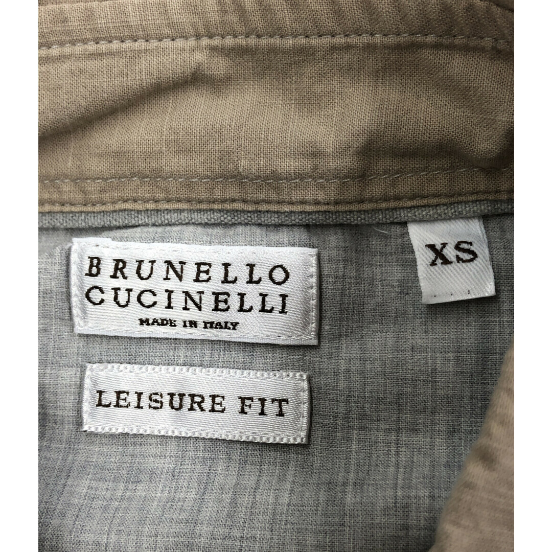 BRUNELLO CUCINELLI(ブルネロクチネリ)のブルネロクチネリ 長袖シャツ メンズ XS メンズのトップス(シャツ)の商品写真