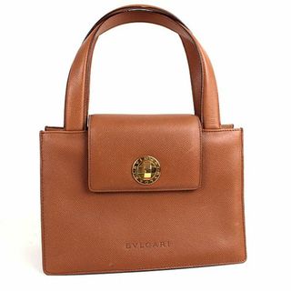 ブルガリ(BVLGARI)のブルガリ　トートバッグ　ハンドバッグ　ブラウン×ゴールド　茶 r433(トートバッグ)