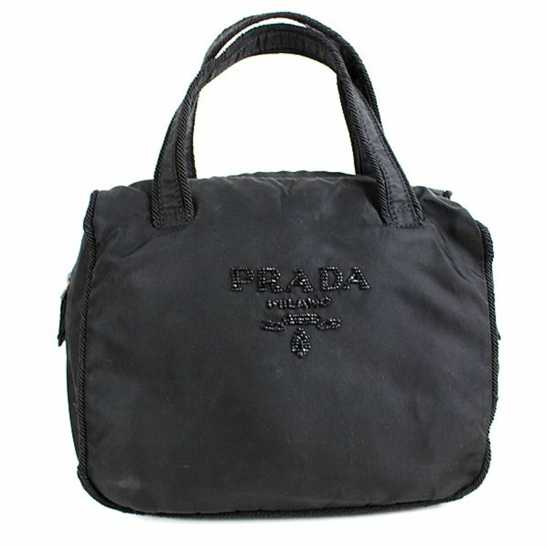 PRADA(プラダ)のプラダ トートバッグ ハンドバッグ　ナイロン 黒 ブラック　PRADA　ランチバッグ　ミニバッグ　かばん　r441 レディースのバッグ(トートバッグ)の商品写真