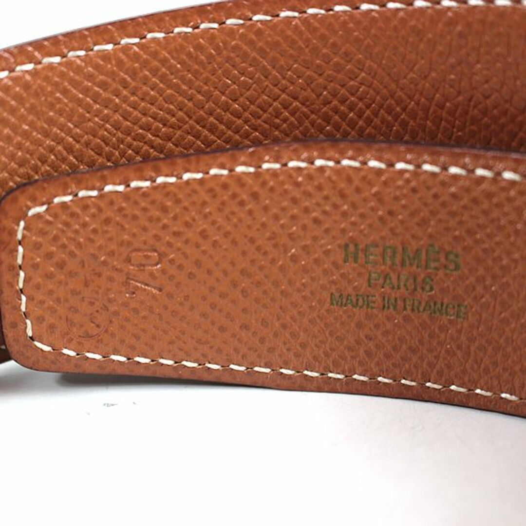 Hermes(エルメス)のエルメス コンスタンスミニ ベルト ブラック×ブラウン×ゴールド金具　サイズ70　美品　r437 メンズのファッション小物(ベルト)の商品写真