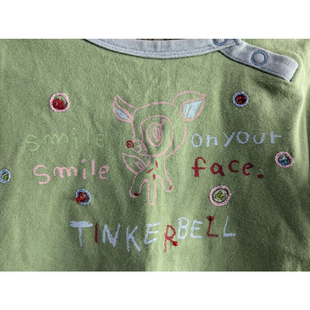 TINKERBELL(ティンカーベル)のティンカーベル　長袖カットソー　110cm キッズ/ベビー/マタニティのキッズ服女の子用(90cm~)(Tシャツ/カットソー)の商品写真