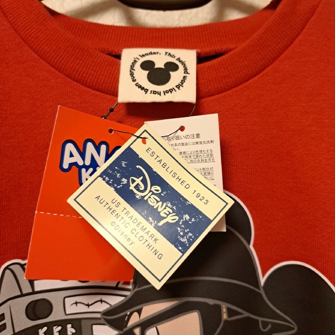 ANAP Kids(アナップキッズ)のANAP Kids トレーナー Disney ミッキー　未使用 キッズ/ベビー/マタニティのキッズ服男の子用(90cm~)(Tシャツ/カットソー)の商品写真