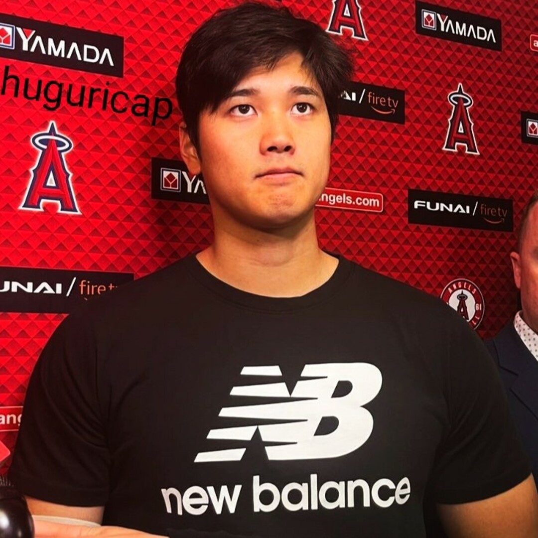 New Balance(ニューバランス)のNew Balance 大谷翔平 スタックドロゴ Tシャツ ブラック XL メンズのトップス(Tシャツ/カットソー(半袖/袖なし))の商品写真