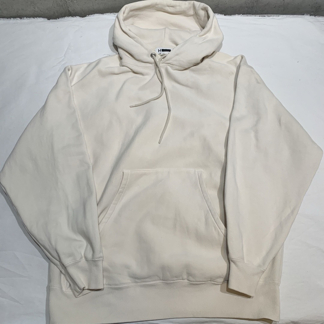 BEAUTY&YOUTH UNITED ARROWS(ビューティアンドユースユナイテッドアローズ)の＜H＞HEAVY SWEAT HOODIE/パーカー　ホワイト　アイボリー メンズのトップス(パーカー)の商品写真