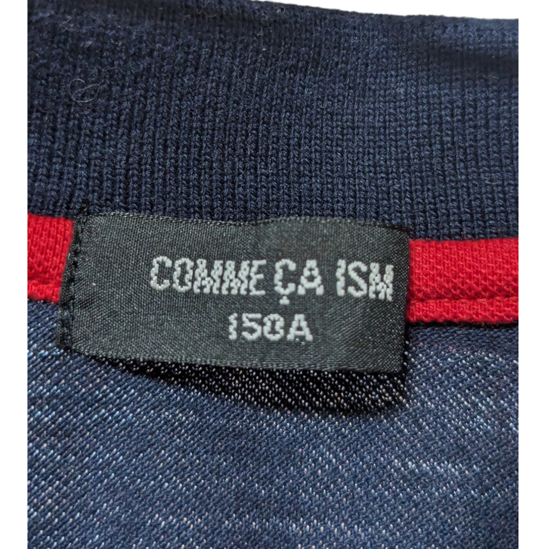 COMME CA ISM(コムサイズム)の【値下げ】COMME CA ISM 半袖 ポロシャツ 150 ワンポイント キッズ/ベビー/マタニティのキッズ服男の子用(90cm~)(Tシャツ/カットソー)の商品写真