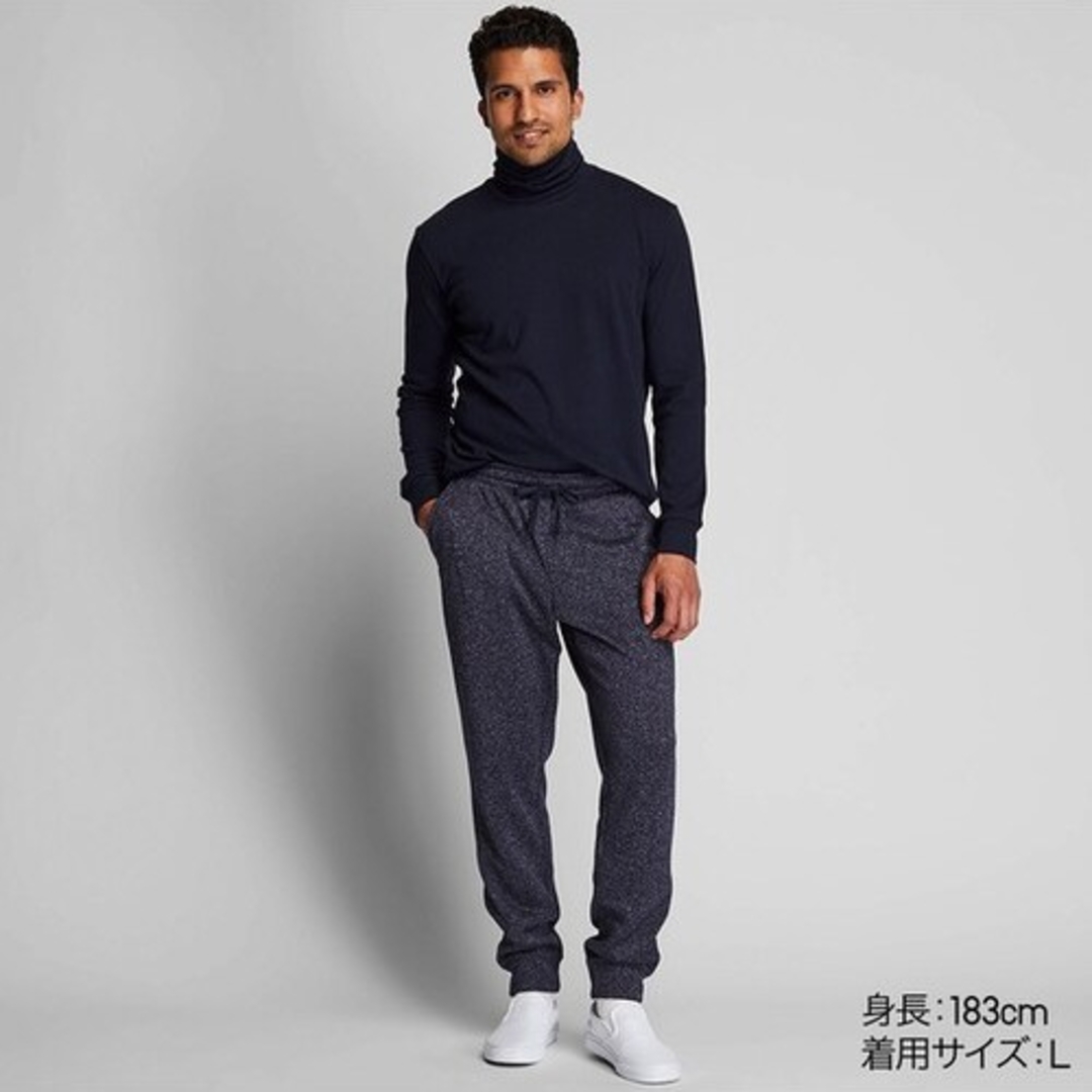 UNIQLO(ユニクロ)の美品 M ユニクロ ニット フリース イージーパンツ ジョガー スウェット メンズのパンツ(その他)の商品写真