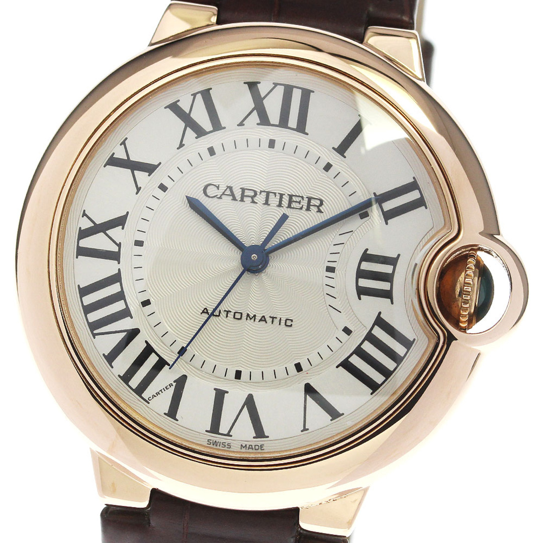 Cartier(カルティエ)のカルティエ CARTIER W6900456 バロンブルー 36mm K18PG 自動巻き ボーイズ 美品 箱・保証書付き_781537 メンズの時計(腕時計(アナログ))の商品写真