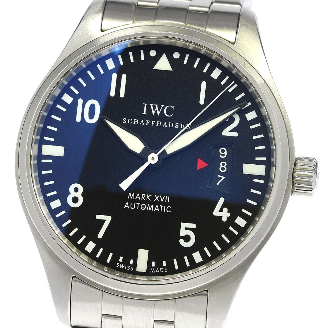 IWC(インターナショナルウォッチカンパニー)のIWC IWC SCHAFFHAUSEN IW326504 パイロットウォッチ マークXVII デイト 自動巻き メンズ 保証書付き_793730 メンズの時計(腕時計(アナログ))の商品写真
