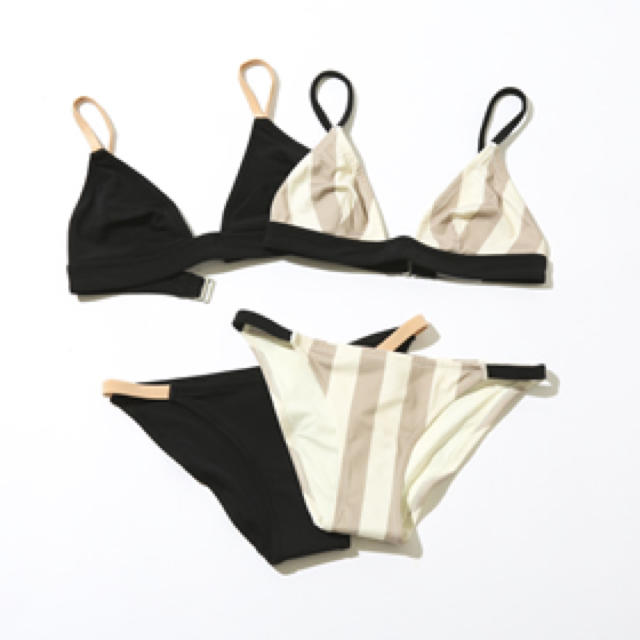 4/16までお取り置き中✩plage ビキニ solid&striped タグ付 年末の