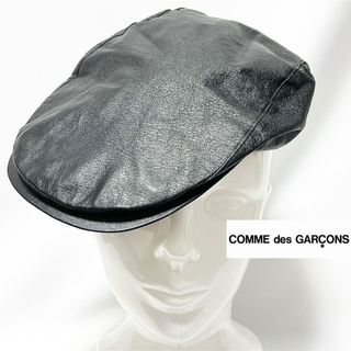 トリココムデギャルソン(tricot COMME des GARCONS)の【新品】レア COMME des GARÇONS日本製カウレザーハンチングベレー(ハンチング/ベレー帽)