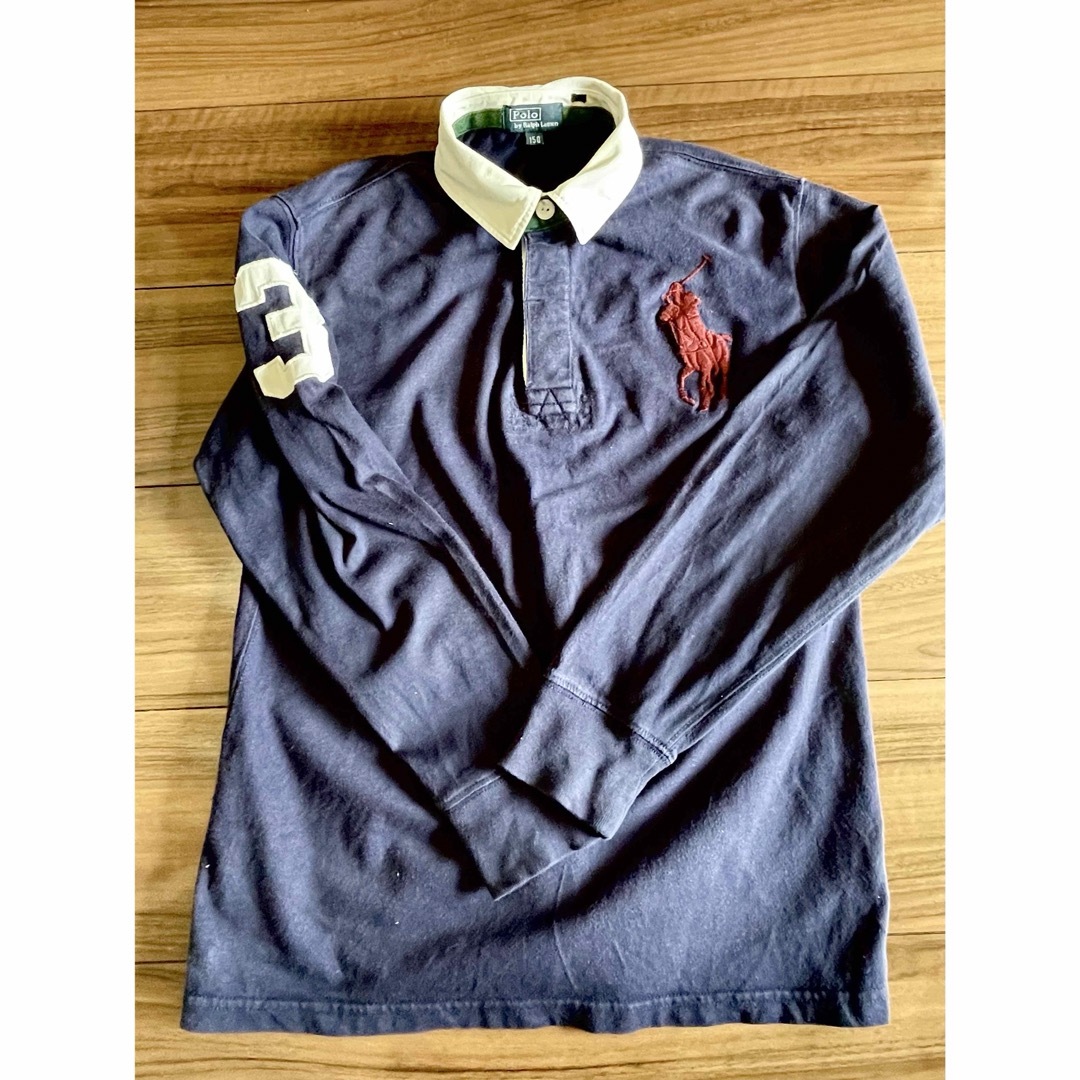 POLO RALPH LAUREN - ポロラルフローレン ポロシャツ 150 ネイビーの ...