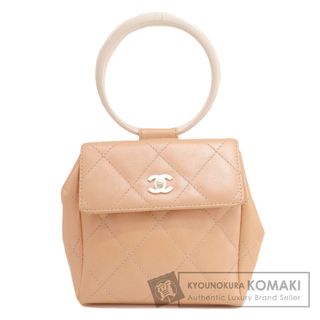 シャネル(CHANEL)のCHANEL マトラッセ ココマーク シルバー金具 ハンドバッグ カーフ レディース(ハンドバッグ)