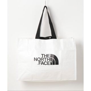 ザノースフェイス(THE NORTH FACE)の新品未使用　ノースフェイス　エコバッグ　韓国限定　ホワイト　Lサイズ(エコバッグ)