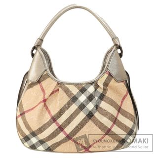 バーバリー(BURBERRY)のBURBERRY ノバチェック フラワーエンボス ハンドバッグ PVC レディース(ハンドバッグ)