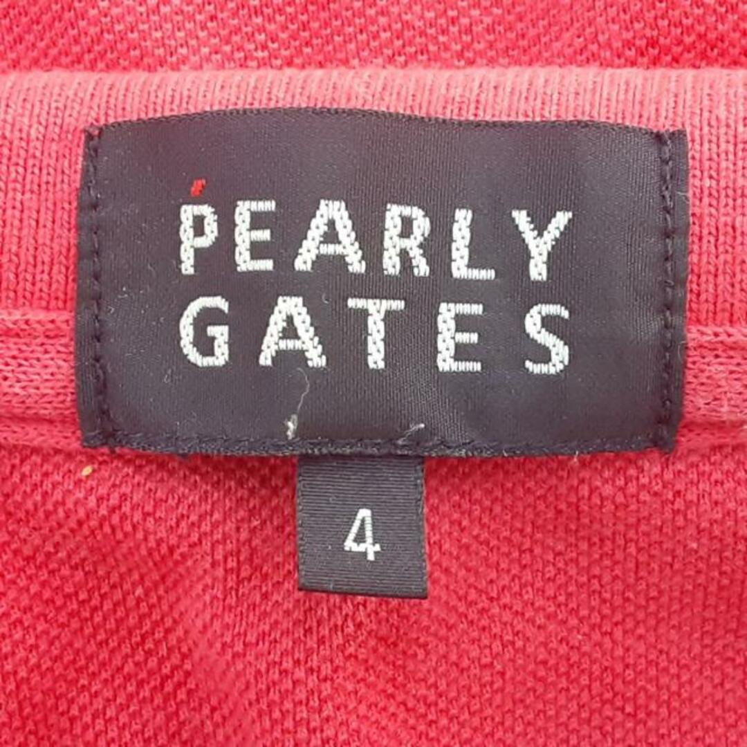 PEARLY GATES(パーリーゲイツ)のパーリーゲイツ 半袖ポロシャツ サイズ4 XL メンズのトップス(ポロシャツ)の商品写真