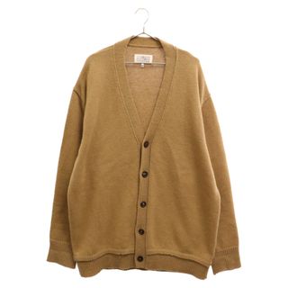 マルタンマルジェラ(Maison Martin Margiela)のMaison Margiela メゾンマルジェラ 22AW Elbow Patch Knit Cardigan エルボーパッチニットカーディガン SI1GP0003 S18064 ベージュ(カーディガン)