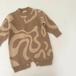 コドモビームス(こども ビームス)のHUNTER+ROSE　 Swirl River Romper　1～2Y(ロンパース)