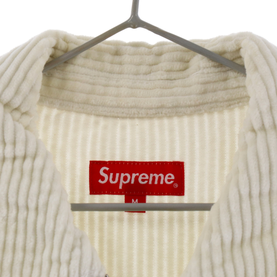 Supreme(シュプリーム)のSUPREME シュプリーム 20SS Wide Wale Corduroy Harrington Jacket コーデュロイ ハリトンジャケット ホワイト メンズのジャケット/アウター(フライトジャケット)の商品写真