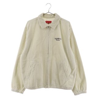 シュプリーム(Supreme)のSUPREME シュプリーム 20SS Wide Wale Corduroy Harrington Jacket コーデュロイ ハリトンジャケット ホワイト(フライトジャケット)