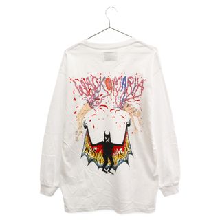 ワコマリア(WACKO MARIA)のWACKO MARIA ワコマリア 24SS NECKFACE / LONG SLEEVE T-SHIRT ネックフェイス バックプリント 長袖Tシャツ ホワイト NECKFACE-WM-LT03(Tシャツ/カットソー(七分/長袖))