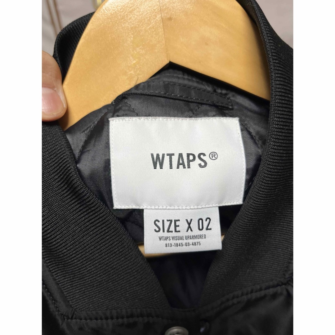 wtaps team jacket ブラックM クロスボーン 22SS wtaps team jacket ブラックM クロスボーン 22SS