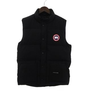 カナダグース(CANADA GOOSE)のカナダグース 美品 FREESTYLE CREW VEST ダウンベスト 黒 M(ダウンベスト)