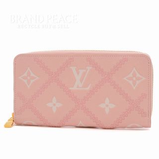 ルイヴィトン(LOUIS VUITTON)のルイ･ヴィトン モノグラムアンプラント ブロデリー ジッピーウォレット 長財布(財布)