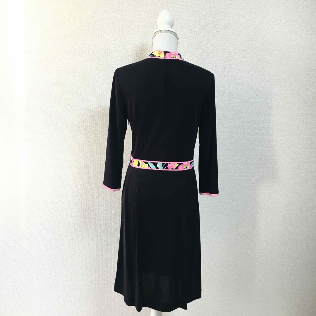 美品 近年 LEONARD レオナール カンカン 花柄 ロング ワンピース 美品 近年 LEONARD レオナール カンカン 花柄 ロング ワンピース