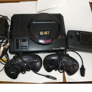 セガ(SEGA)のメガドライブ　ゲームギアセット　おまけ付き(家庭用ゲーム機本体)