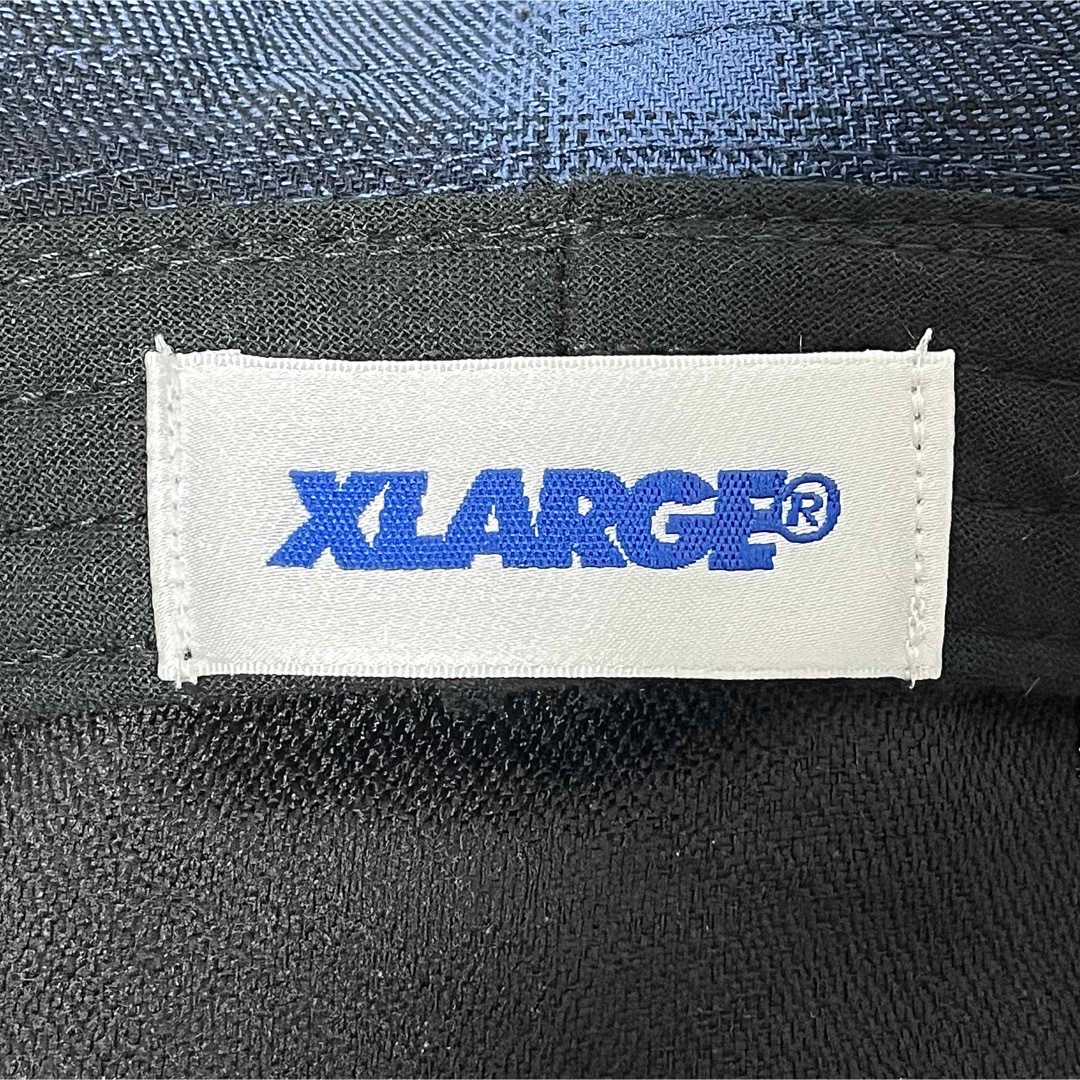 XLARGE(エクストララージ)の【新品】X-LARGE エクストララージ 美しいグレンチェック バケットハット メンズの帽子(ハット)の商品写真