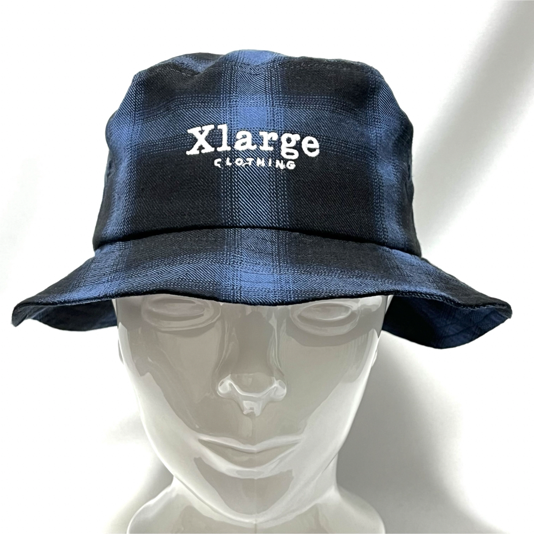 XLARGE(エクストララージ)の【新品】X-LARGE エクストララージ 美しいグレンチェック バケットハット メンズの帽子(ハット)の商品写真