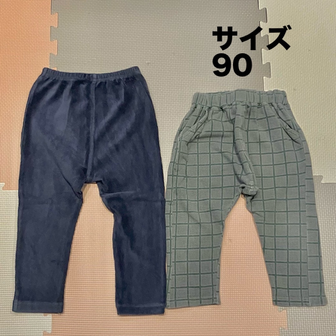 GU(ジーユー)のレギンスパンツセット　90  イオン　GU キッズ/ベビー/マタニティのキッズ服男の子用(90cm~)(パンツ/スパッツ)の商品写真