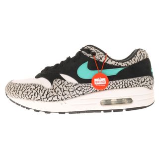 ナイキ(NIKE)のNIKE ナイキ ×atmos AIR MAX 1 PREMIUM RETRO ELEPHANT 908366-001 アトモス エアマックス1 ローカットスニーカー US9/27cm ホワイト/ブラック(スニーカー)