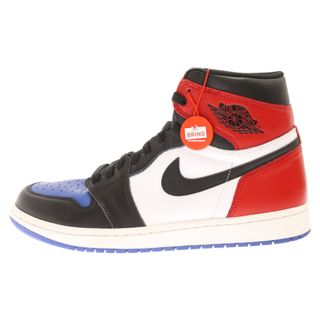 ナイキ(NIKE)のNIKE ナイキ AIR JORDAN 1 RETRO HIGH OG TOP 3 555088‐026 エアジョーダン1 トップ3 ハイカットスニーカー US9.5/27.5cm ブラック/レッド/ブルー(スニーカー)