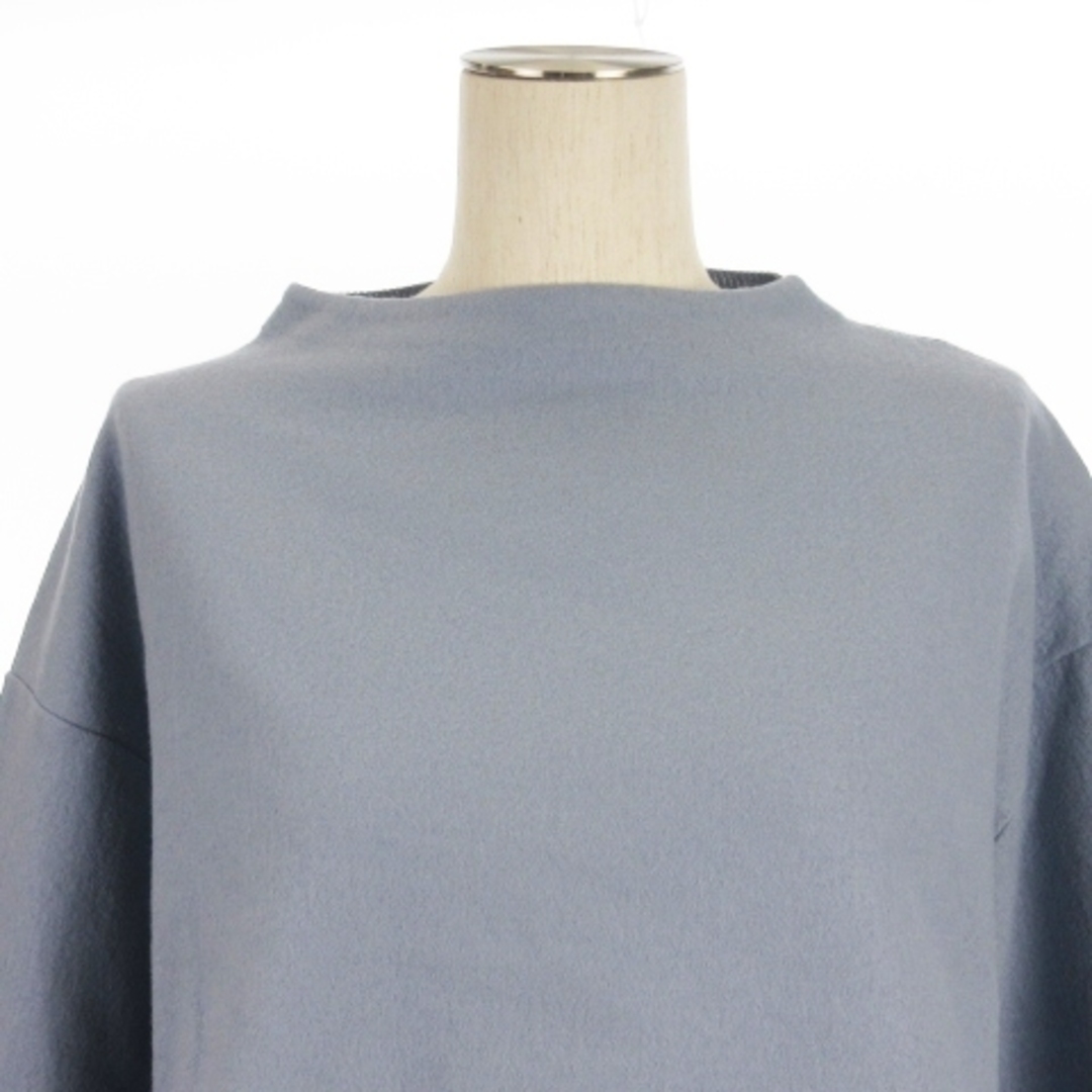 Ballsey(ボールジィ)のボールジー ニット 異素材 切替 セーター 長袖 ライトブルー S ■YHG レディースのトップス(ニット/セーター)の商品写真
