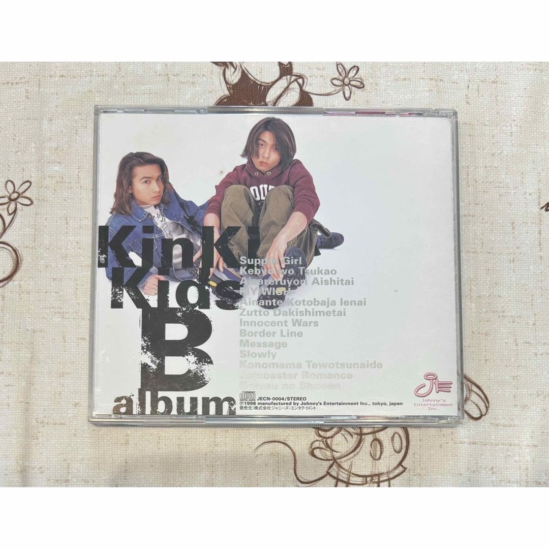 KinKi Kids(キンキキッズ)の【匿名配送】KinKi Kids　キンキキッズ アルバム『B album』 エンタメ/ホビーのCD(ポップス/ロック(邦楽))の商品写真